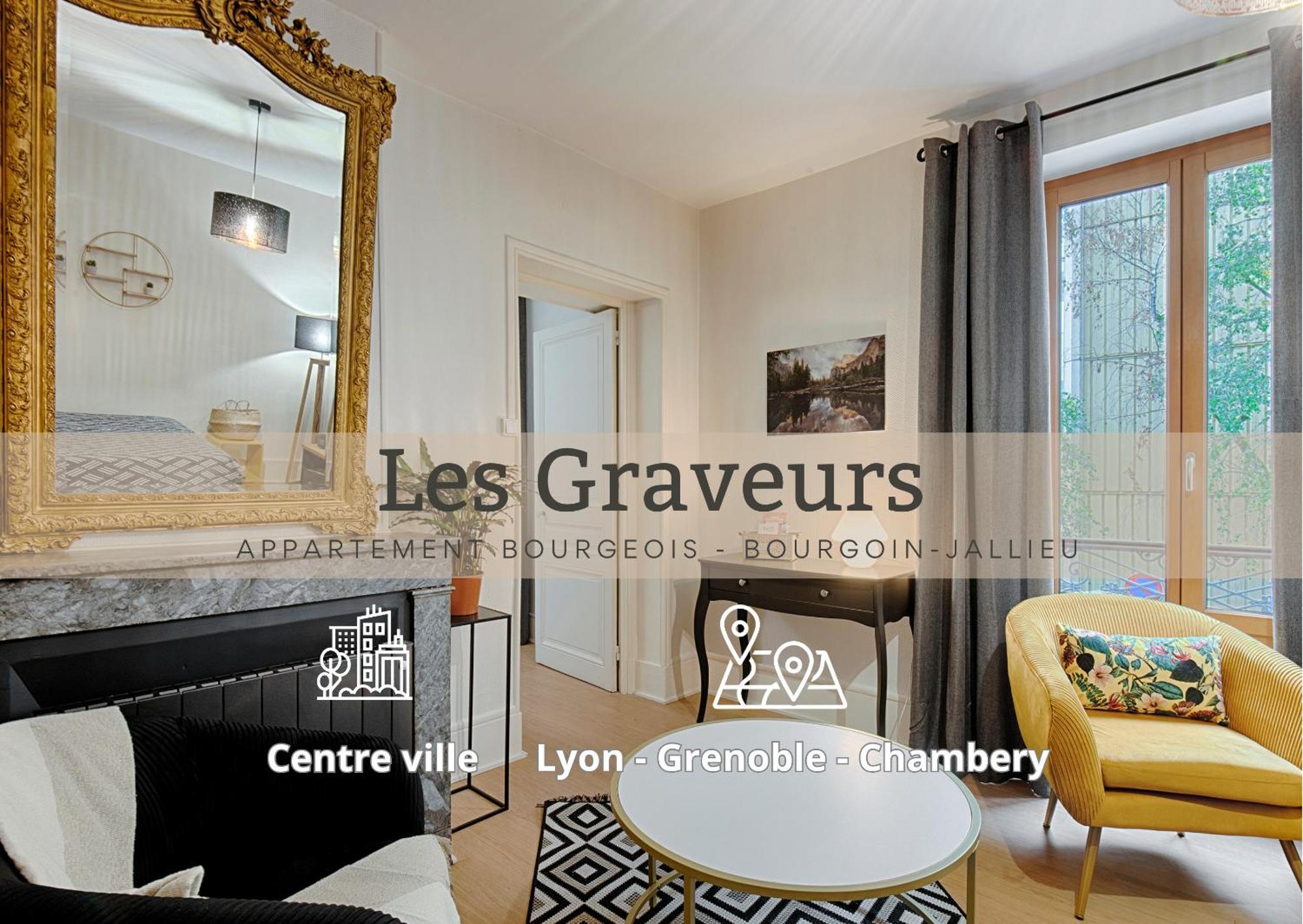 Les Graveurs - Bourgoin-Jallieu - City Center Eksteriør billede
